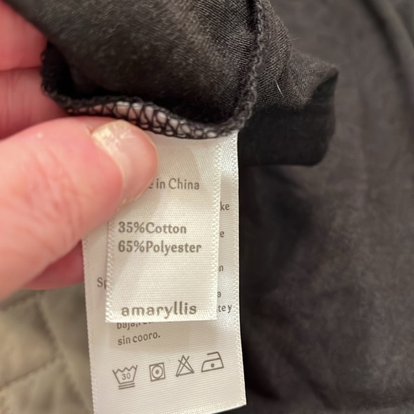 Amaryllis Heartbreaker Blouse - HEATHER BLACK / Medium / NWOT - Picture 6 of 9
